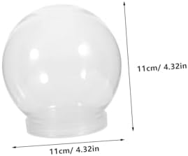 10Pcs Clear Plastic Ball Containers for DIY Crafts and Party Favors
