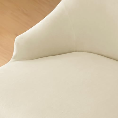 QINU KEONU Velvet Wingback Chair Covers Set of 6