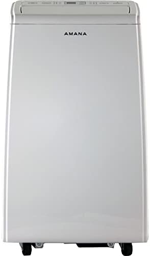 Amana AMAP084AW 8000 BTU Portable Air Conditioner with Dehumidifier and Remote Control