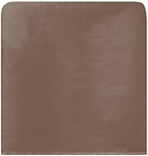 LiDU Pure Brown Chair Covers Set of 4 for Dining Room