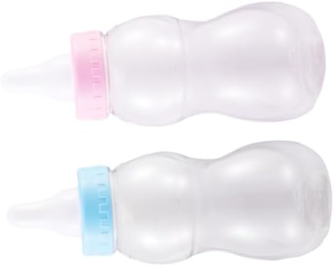 Bottle Shape Candy Jar With Sealed Lid For Party Storage Organizer