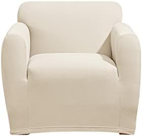 SureFit Stretch Morgan Chair Slipcover - Ivory