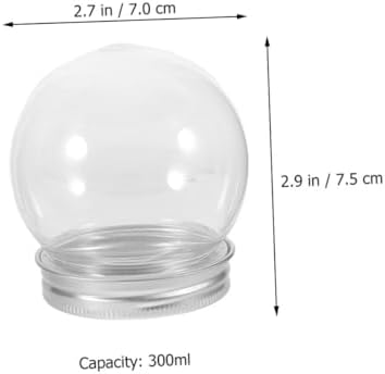 Alipis 30pcs Clear Plastic Candy Storage Jars for Party Favors