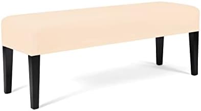 WOMACO Dining Bench Slipcover - Large Beige