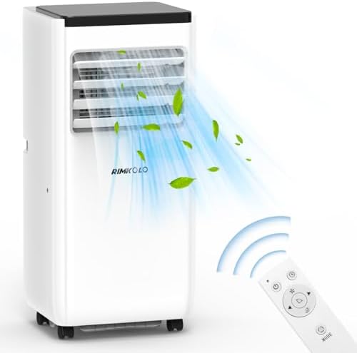 RIMKOLO 10000 BTU Portable Air Conditioner with 5 Modes and Remote Control