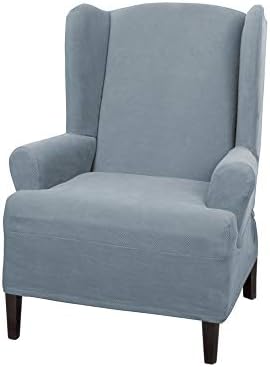 MAYTEX 4300315 Pixel Soft Stretch Wingback Chair Slipcover