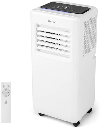 COSTWAY 10000 BTU Portable AC Unit with Fan and Dehumidifier