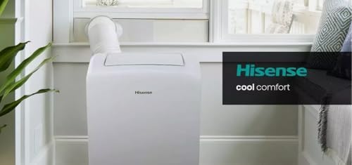 Hisense Portable Air Conditioner with Wi-Fi 3 Modes 500 Sq Ft