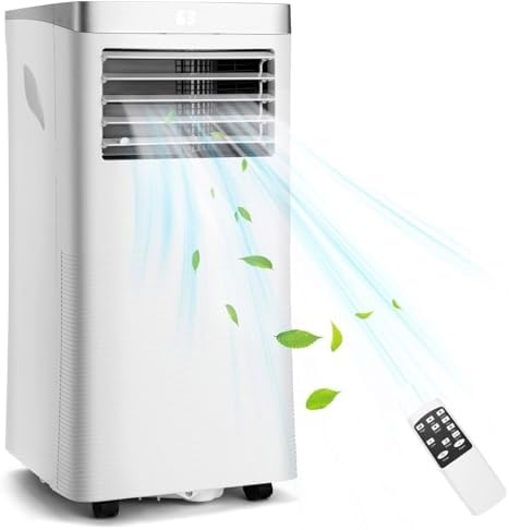 DORTALA 8000 BTU Portable AC with Dehumidifier and Fan