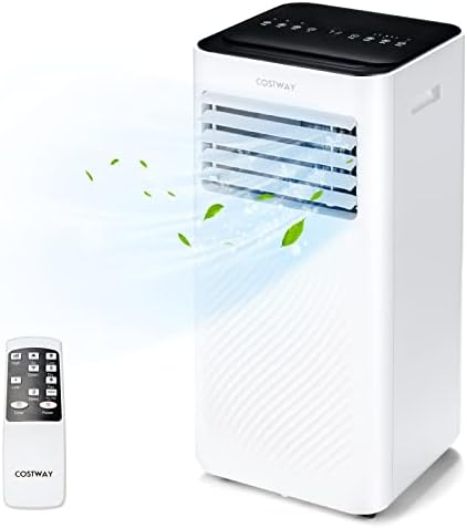 COSTWAY 10000 BTU Portable Air Conditioner with Cool Fan Dehumidifier Sleep Mode