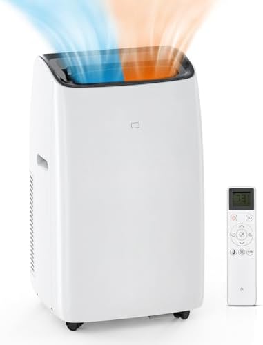 Acekool 14000 BTU Inverter Portable AC Unit with Heater and Remote Control