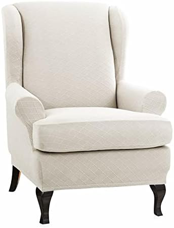 ENOVA FLORAL Wing Chair Slipcovers 2 Piece
