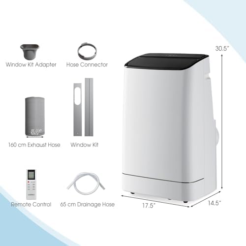 KOTEK 15000 BTU Portable AC with Heat for 800 SqFt Room