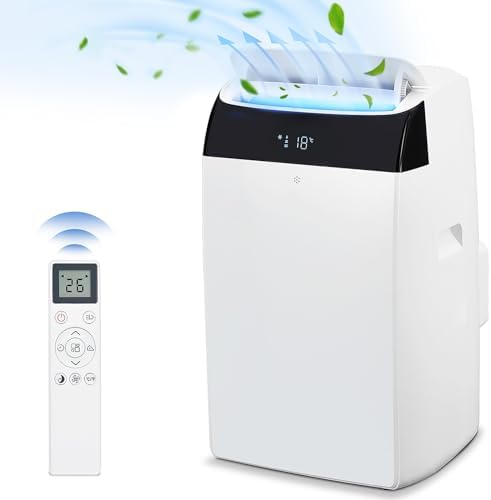14000 BTU Portable AC Unit with Dehumidifier and Fan Mode
