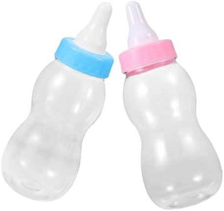 2pcs Transparent Storage Bottles for Snacks Candy and Party Favors