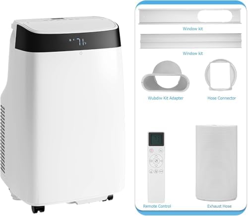 GarveeHome 10000 BTU Portable Air Conditioner with Remote Control