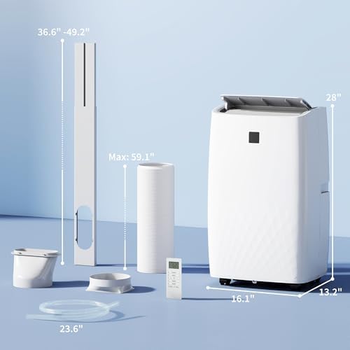HOMCOM 3-in-1 14000 BTU Portable Air Conditioner