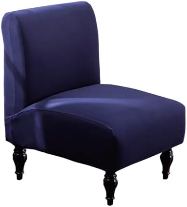 SHILINTONG Armless Accent Chair Cover Navy