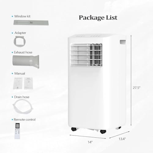 Luko 10000 BTU Portable Air Conditioner with Heat and Fan