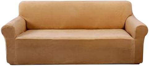 U-Nice Home Velvet Sofa Cover for 3 Cushion Couch