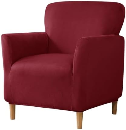 HAOYONG Armchair Slipcover Stretch Velvet Cover for Living Room