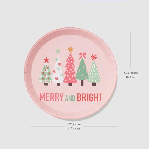 Coterie Christmas Characters Paper Plates Set of 10