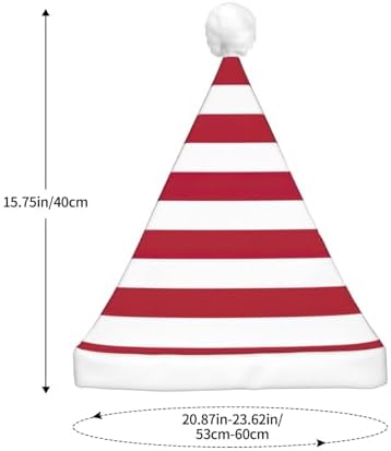American Flag Christmas Hat with LED Lights