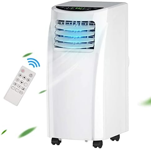 COSTWAY 8000 BTU Portable Air Conditioner with Dehumidifier and Fan Modes