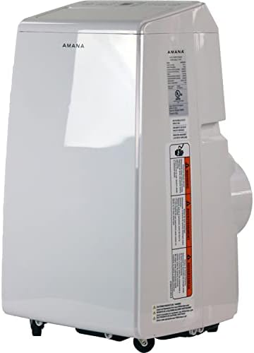 Amana AMAP084AW 8000 BTU Portable Air Conditioner with Dehumidifier and Remote Control