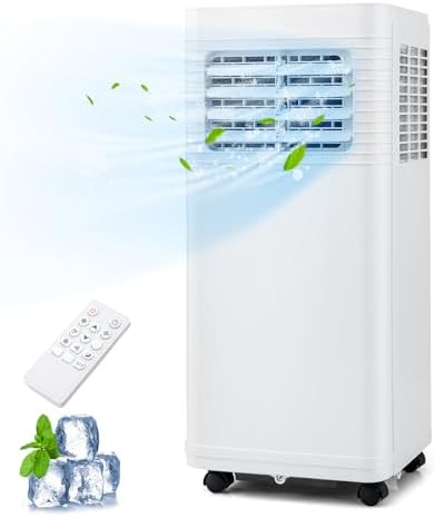Dortala 8000 BTU Portable AC Unit with Fan and Dehumidifier