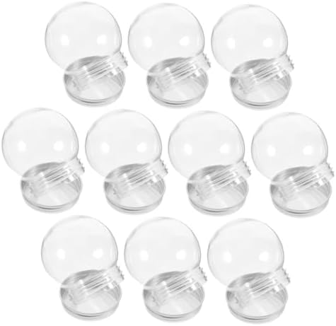 Alipis 30pcs Clear Plastic Candy Storage Jars for Party Favors