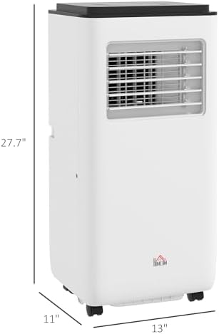 HOMCOM Portable Air Conditioner 823058V81WT White