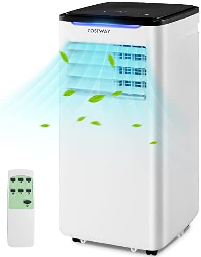 COSTWAY 8000 BTU Portable AC Unit for 300 SqFt Room