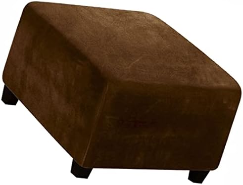 Velvet Stretch Ottoman Cover for Stool and Footstool