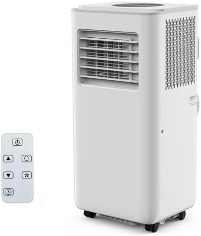 Takywep 10000 BTU Portable AC Unit with Remote Control White