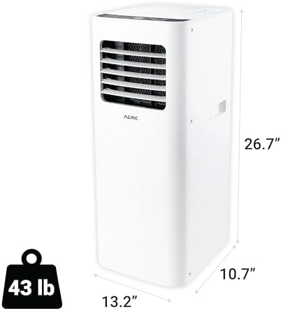 Aeric 5500 BTU Portable AC with Dehumidifier and Remote
