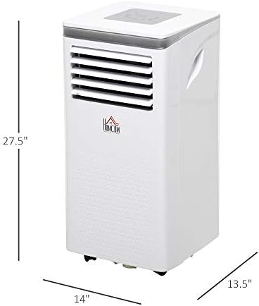 HOMCOM 8000 BTU Portable AC Unit White