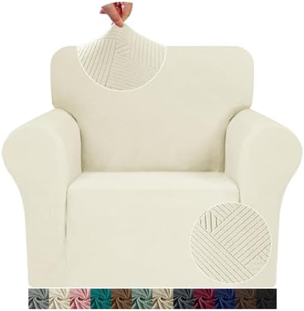 JIVINER Chair Cover for Living Room Beige