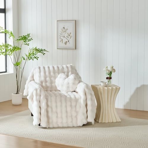 3D Bubble Mat Faux Fur Sofa Cover for Home and Pets