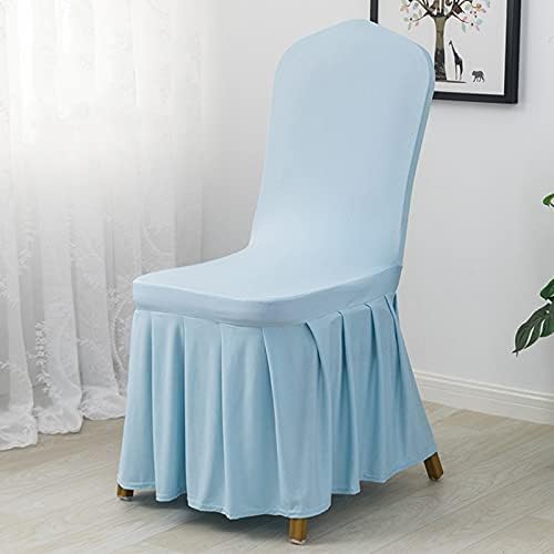 Dimatic Dining Chair Covers Set of 6 Lightblue