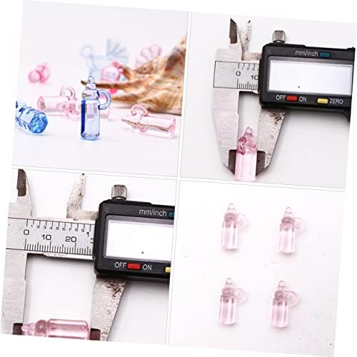 48pcs Acrylic Bottle Decors for Baby Shower Favors