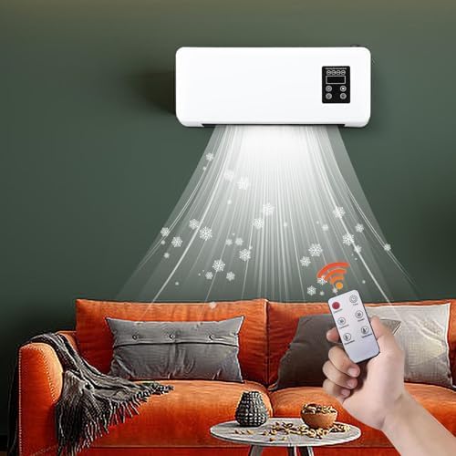 Generic Portable Air Conditioner with Wall Mount Exhaust Kit and Remote Control