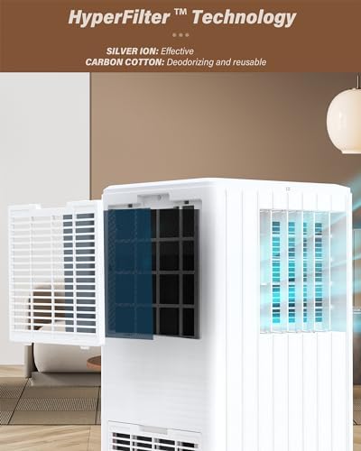 DEXSO 8000 BTU Portable AC Unit with 3-in-1 Function