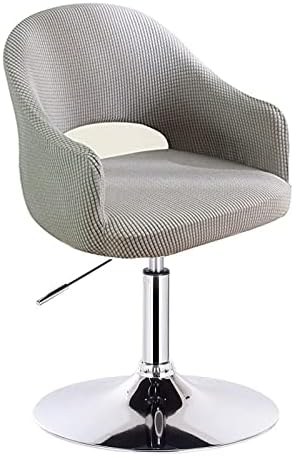 Curved Back Dining Chair Covers Set of 2 with Wingback Arms