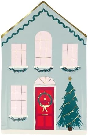 Meri Meri Christmas Party Plates Pack of 8