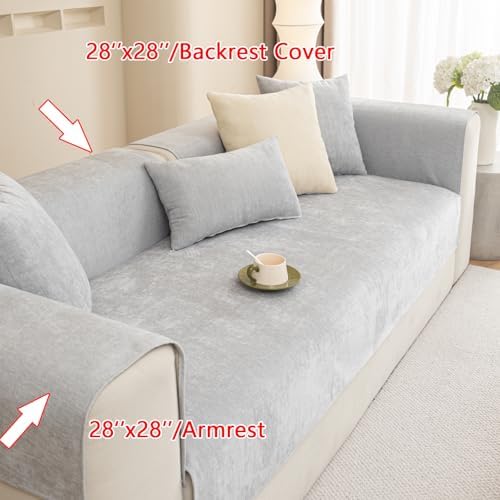 Waterproof Chenille Couch Cover for Living Room and Bedroom