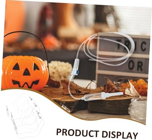 VICASKY Halloween Drink Pouch Tubes 5pcs Reusable