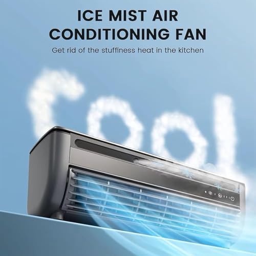 Wireless Charging Portable Air Conditioner with Water Mist