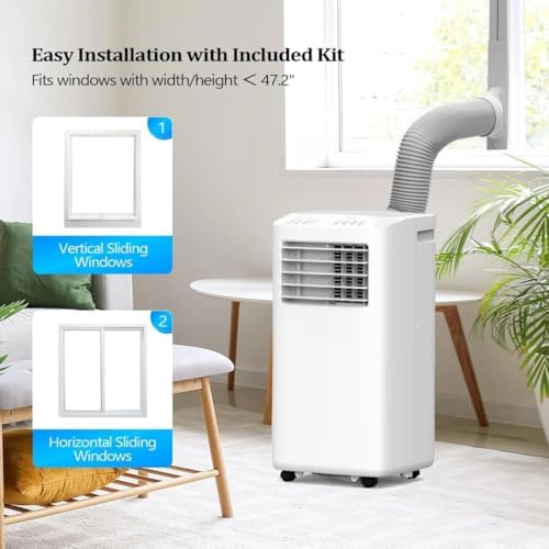 Luko 10000 BTU Portable Air Conditioner with Heat and Fan
