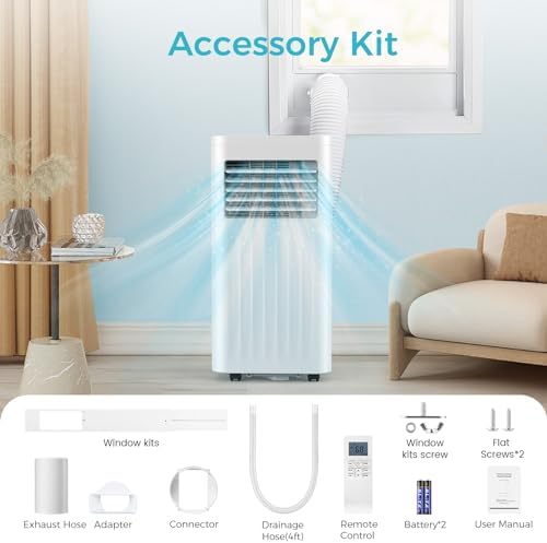COWSAR 10000 BTU Portable Air Conditioner with 4 Modes and Remote